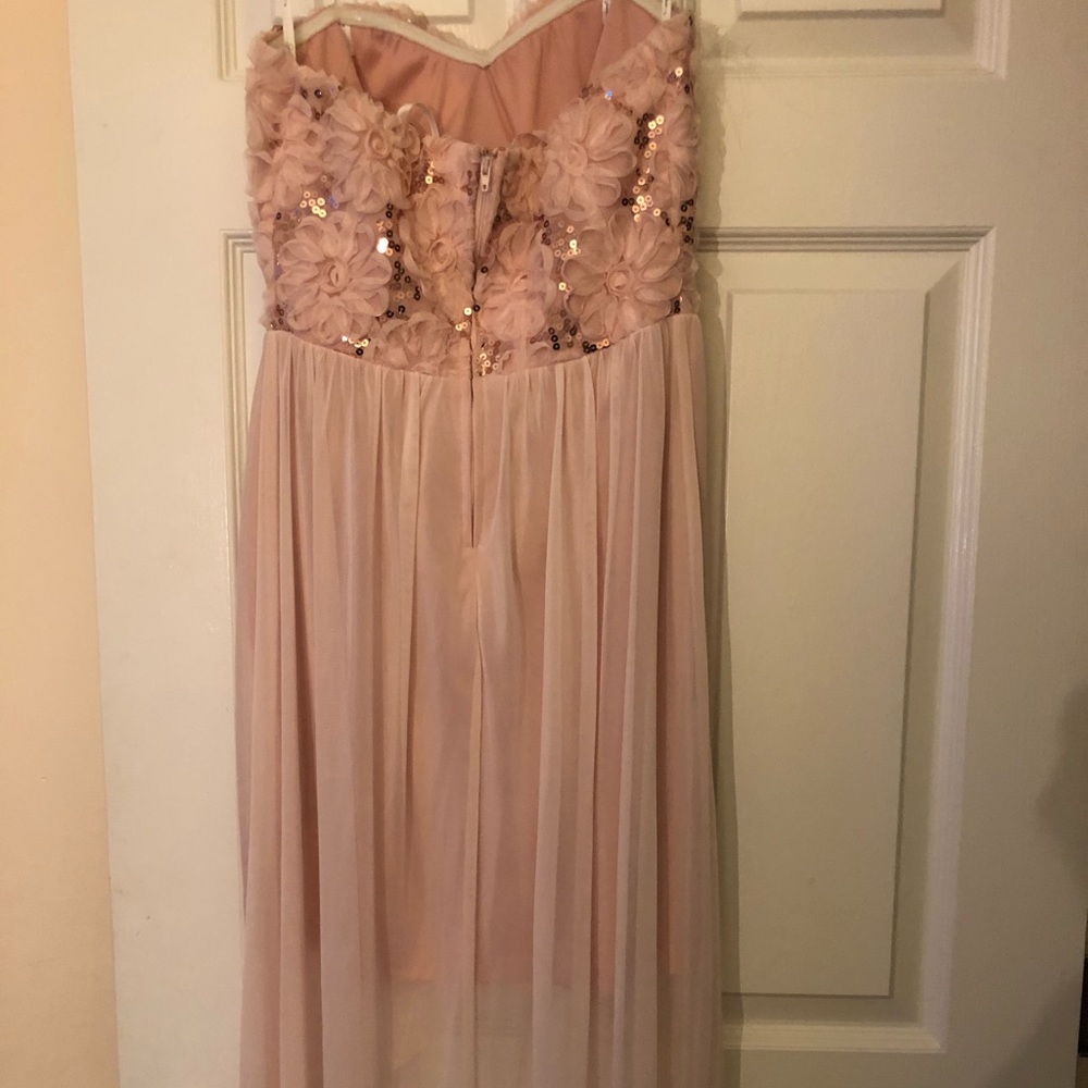 Formal pink dress
